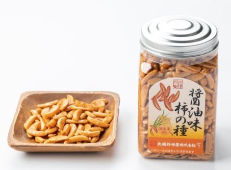 3,840円税込 (6個セットで発送）大橋珍味堂ポット柿の種醤油味