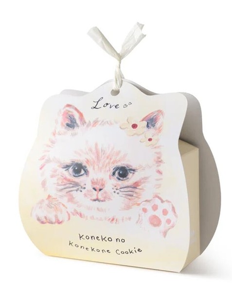 DADACA こねこのこねこねクッキー バター5枚入りLove
