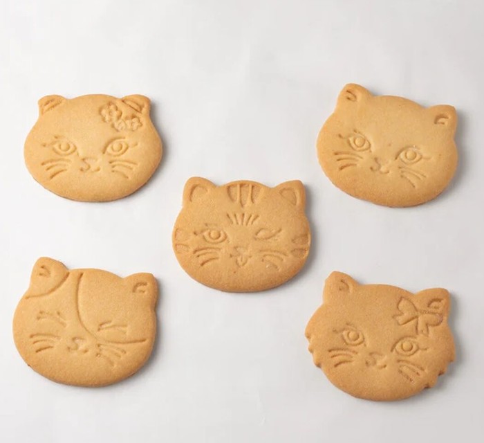 DADACA こねこのこねこねクッキー バター5枚入りHappy