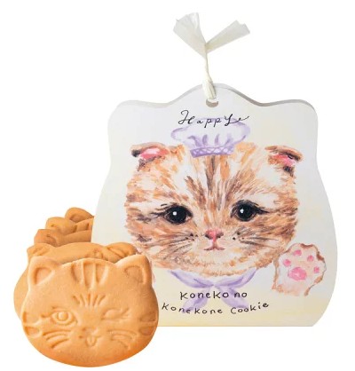 DADACA こねこのこねこねクッキー バター5枚入りHappy