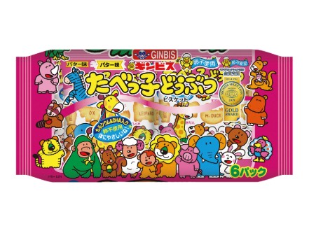 ギンビス たべっ子どうぶつ　バター味６Ｐ