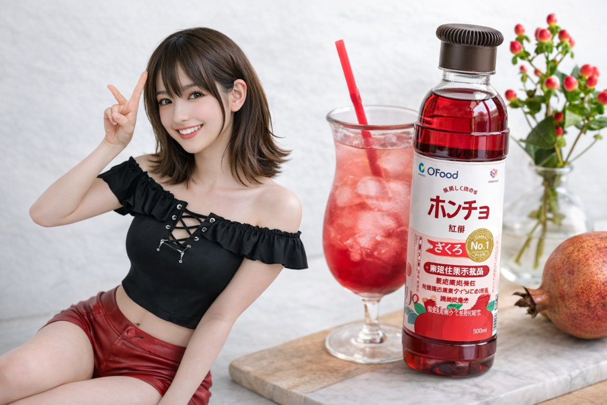 韓国で一番売れている！！飲むお酢★大象ジャパン  ホンチョ3種セット