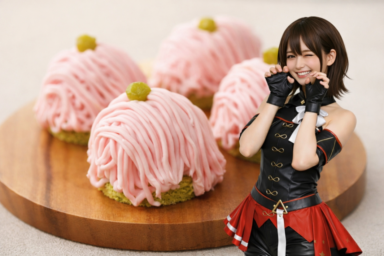 2026年4月までの期間限定！！(4個セットで発送）五洋食品 🌸桜モンブラン🌸