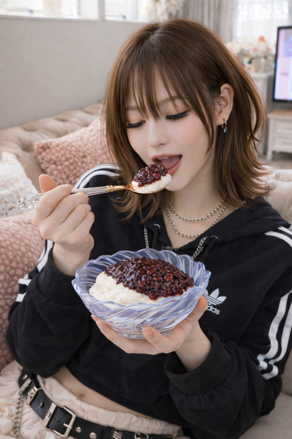 わらく堂　北海道発！おはぎみたいなレアチーズ1個　冷凍