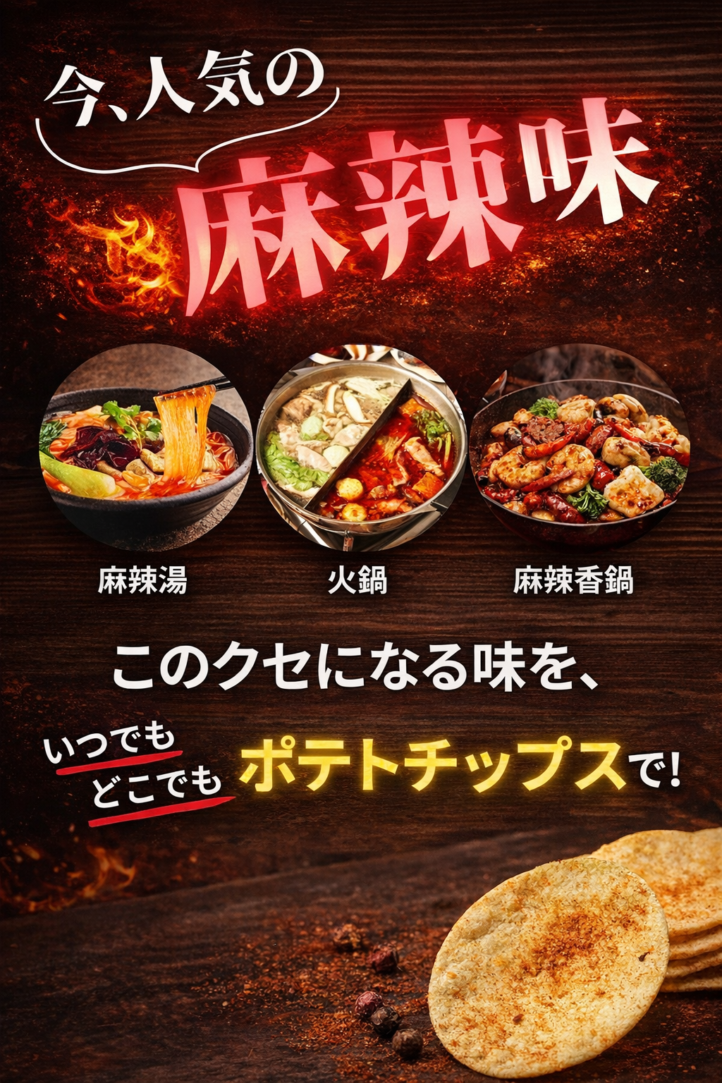めっちゃ辛い！四川料理しびれ王 麻辣湯ポテトチップス🔥