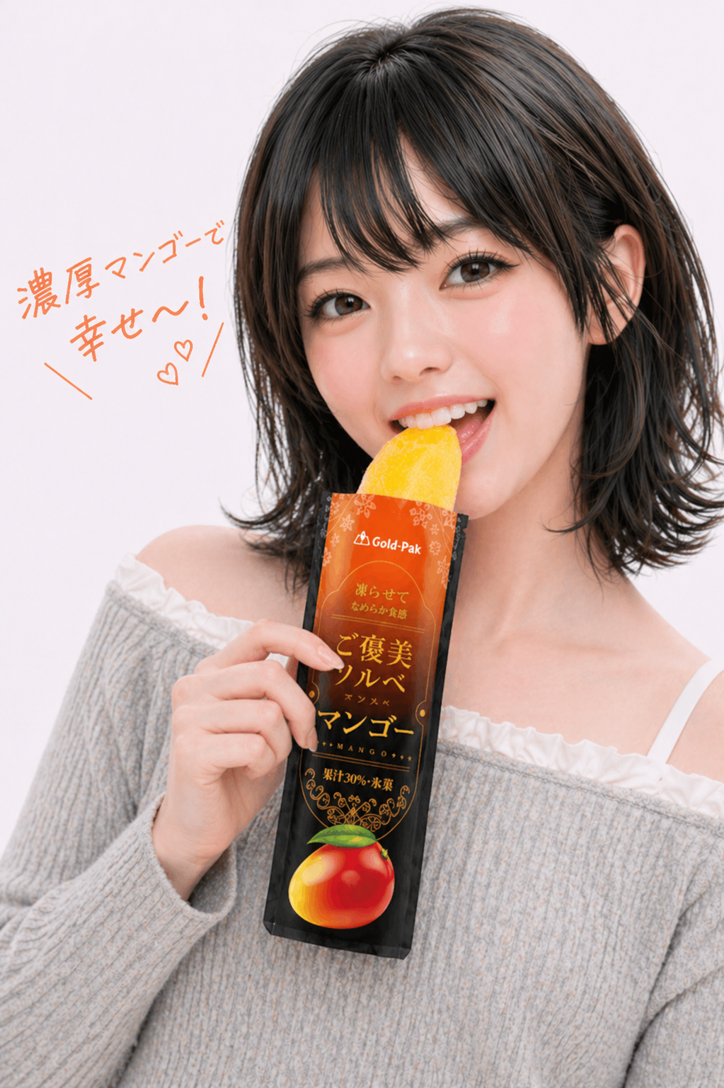 果実の風味そのまま★ゴールドパックご褒美ソルベ♡