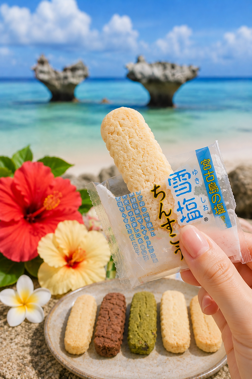 沖縄の伝統菓子★南風堂さんのちんすこう５種詰合せ（大）
