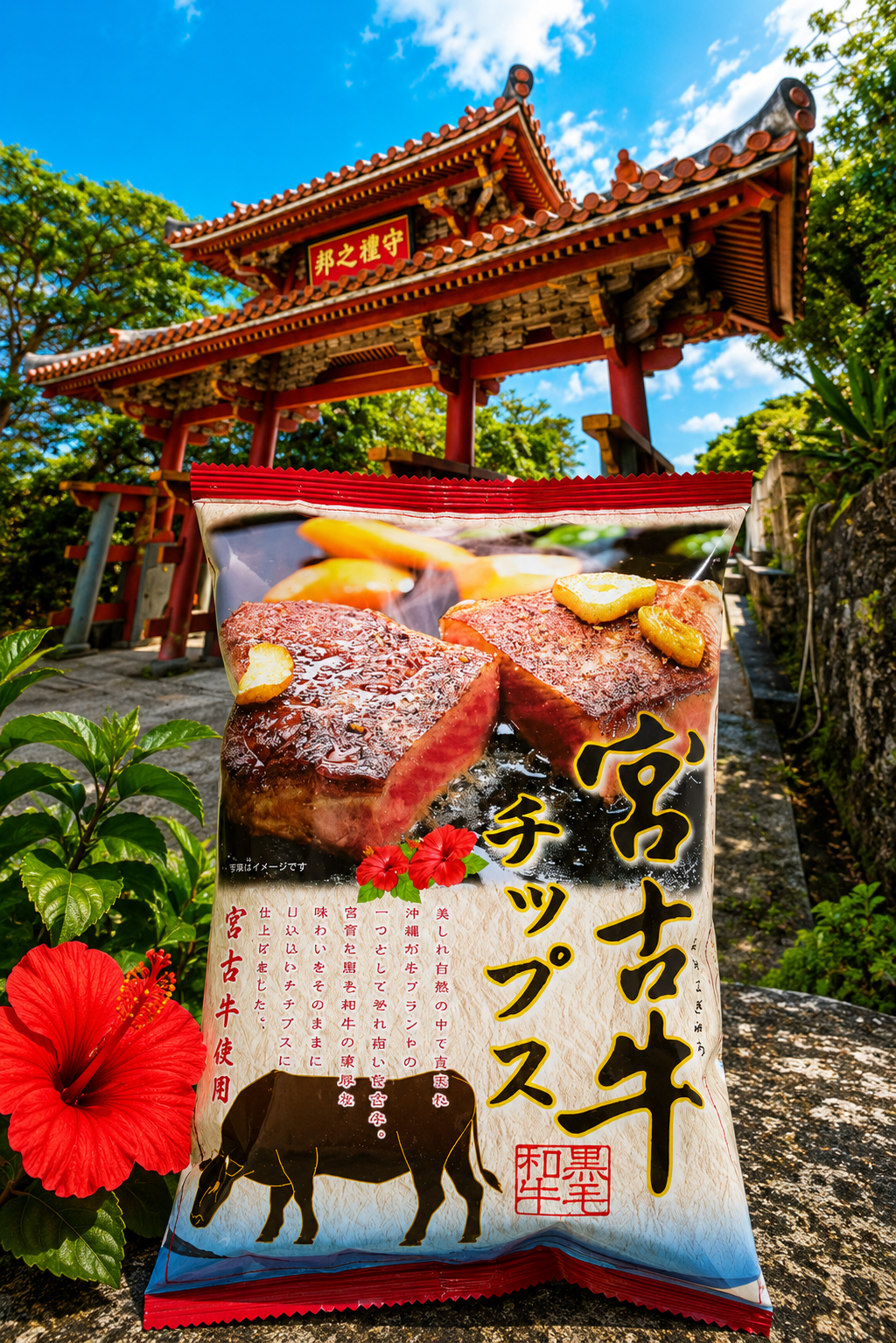 沖縄土産の定番★ご当地せんべい＆チップス