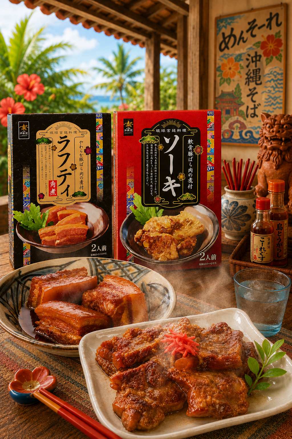 沖縄南風堂★ラフティー角煮＆新ソーキ♪