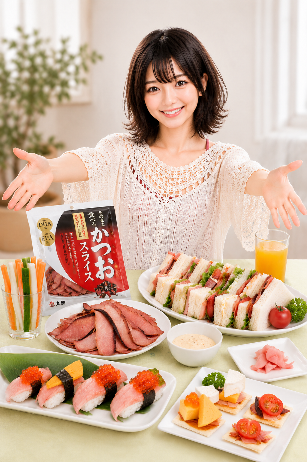 丸俊★新食感！！そのまま食べるかつおスライス