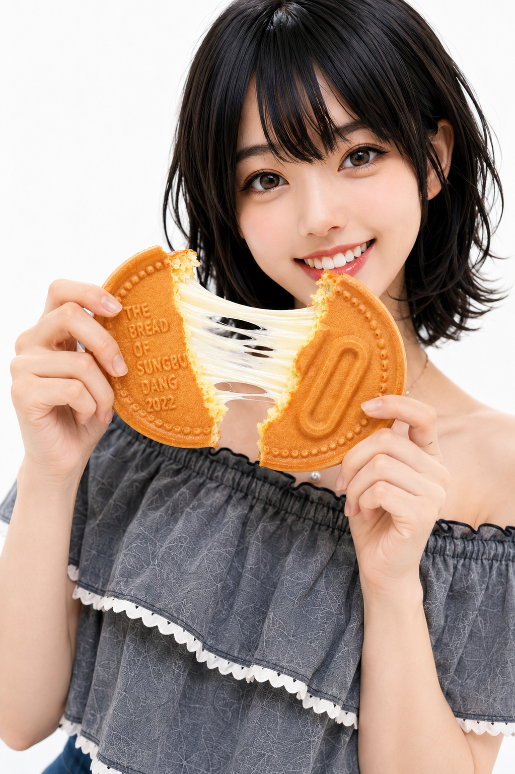 のびーーるチーズが話題★10ウォンパン🍞