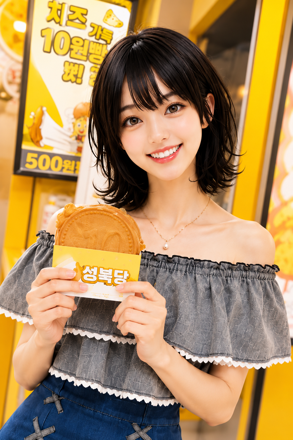 のびーーるチーズが話題★10ウォンパン🍞