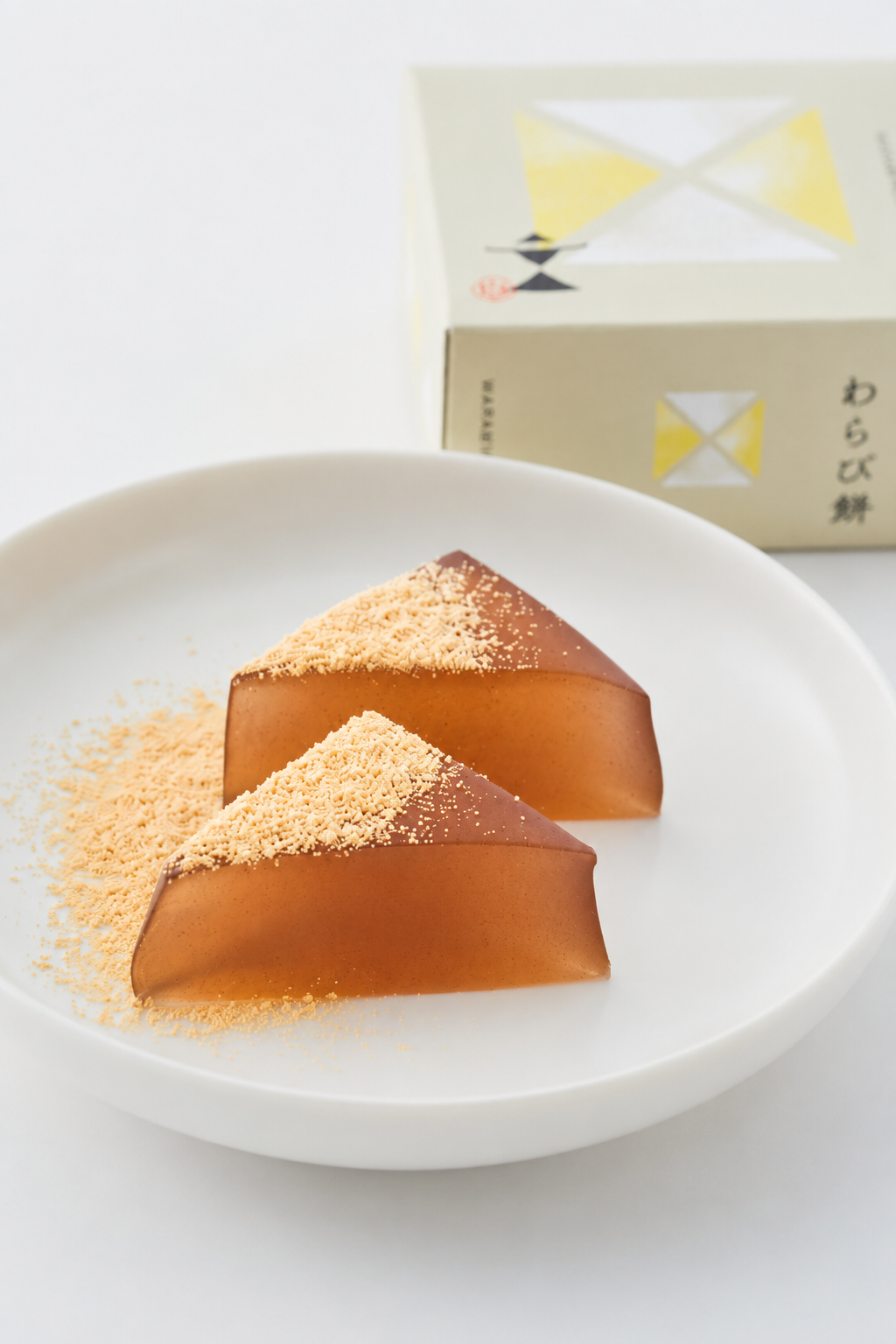 文の助茶屋🍵わらび餅　4種詰合せ（わらび・抹茶・和三盆・ほうじ茶）