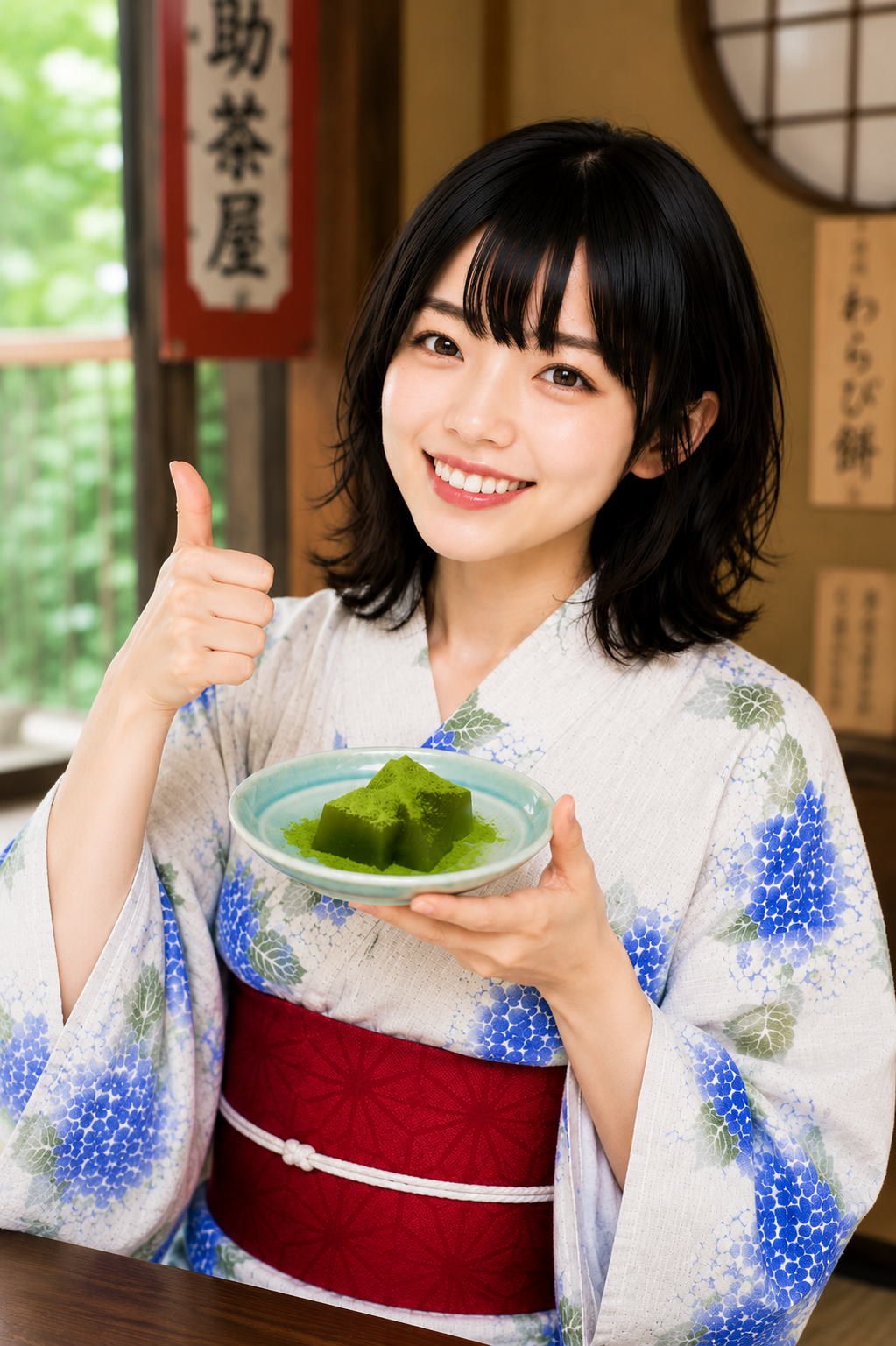 文の助茶屋🍵わらび餅　4種詰合せ（わらび・抹茶・和三盆・ほうじ茶）