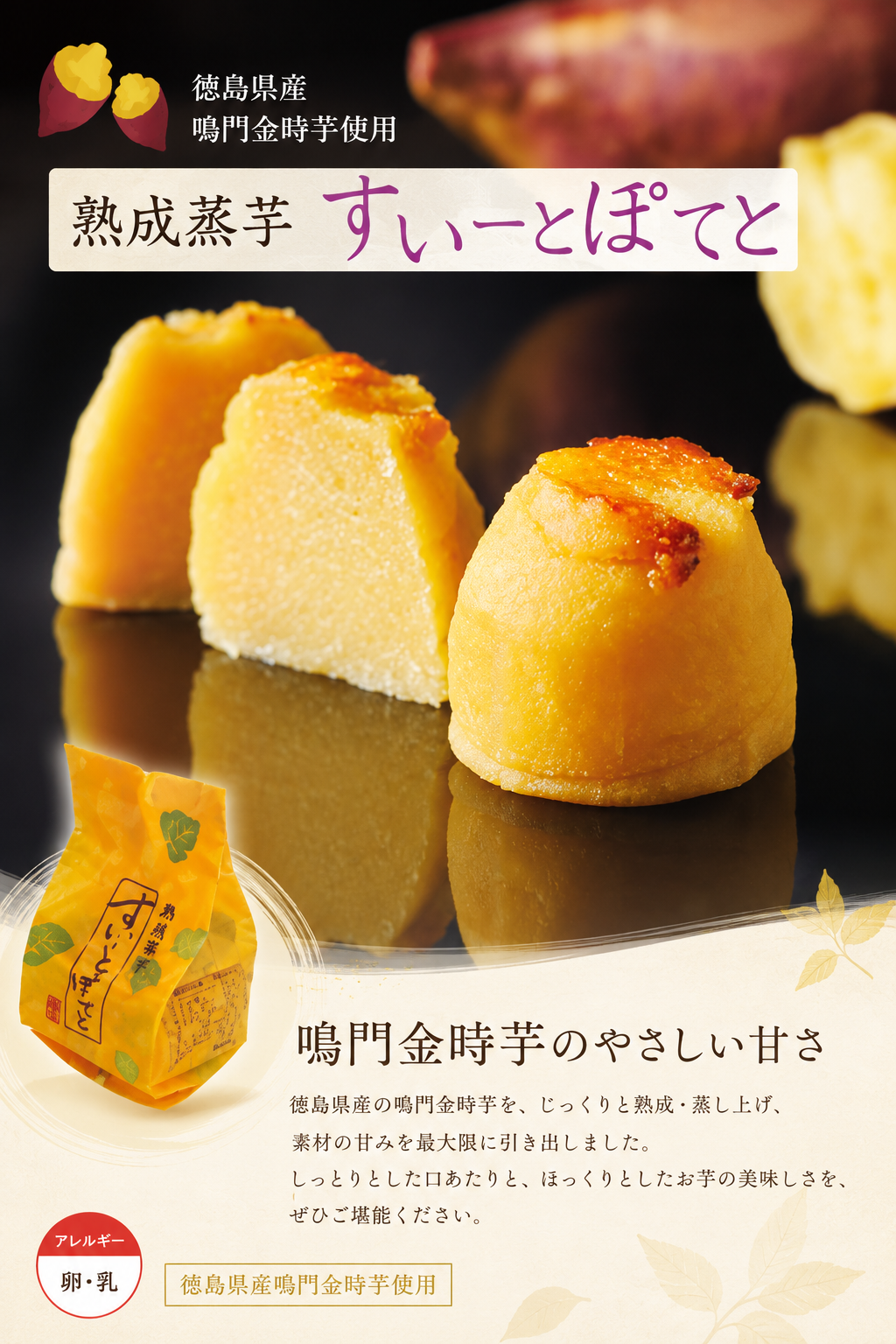 甘くておいしい★つるやさんのすいーとぽてと3種🍠